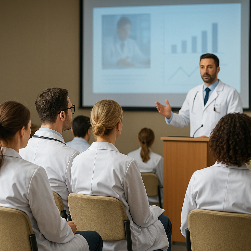 Jak lekarze uczestniczą w konferencjach medycznych