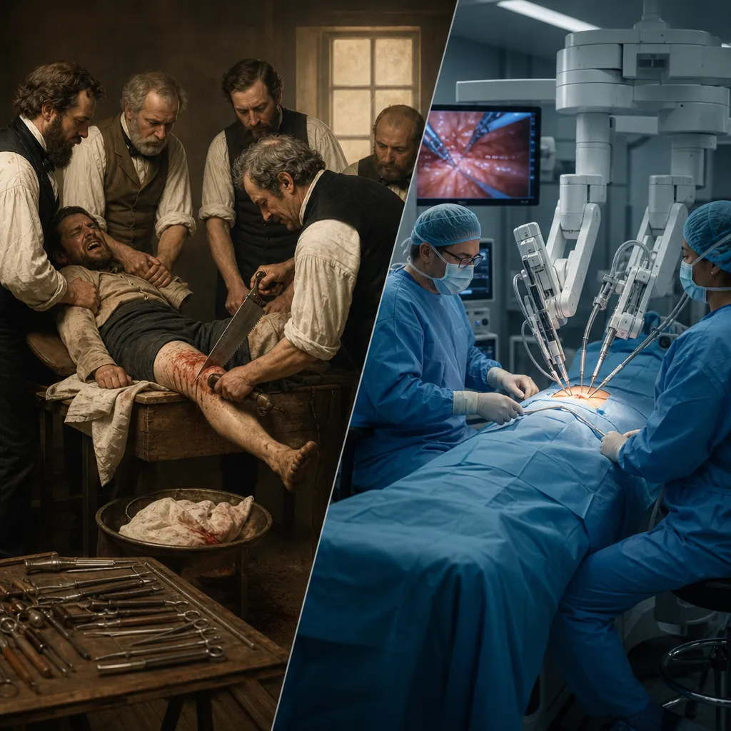 Historia chirurgii – od amputacji bez znieczulenia do robotów operacyjnych
