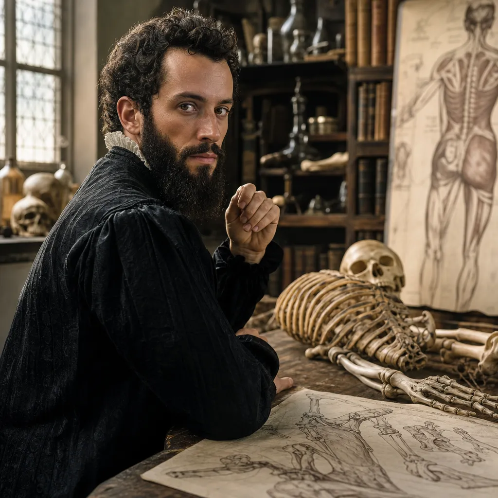 Andreas Vesalius — Niderlandy Habsburskie (dzisiejsza Belgia) — 1514–1564